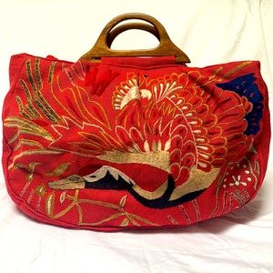 Large Embroidered Tote from Anthropologie